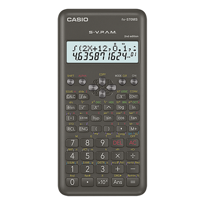 Casio 2nd Edition Scientific Calculator FX-570MS-2